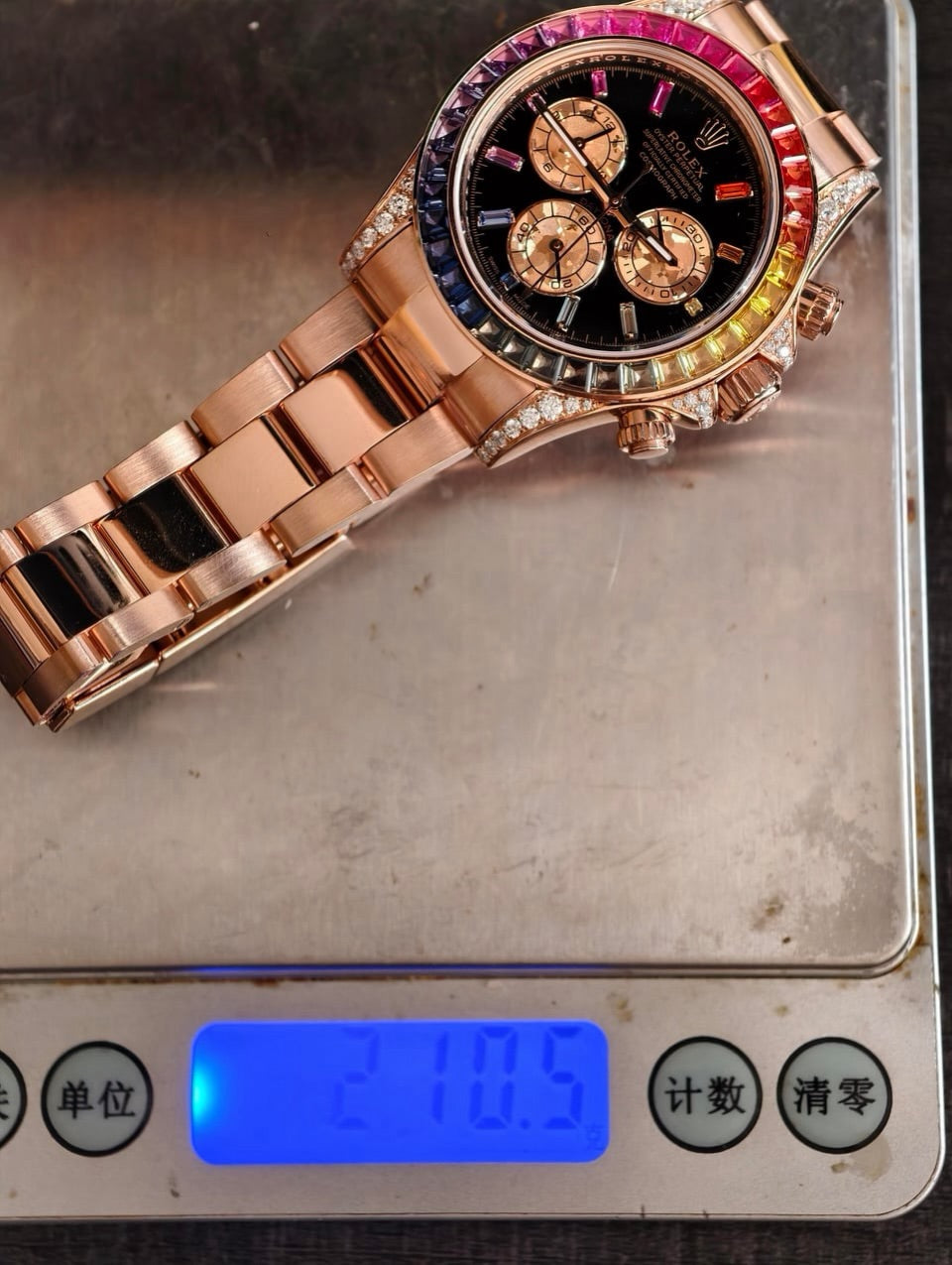 Luxury Multicolor Chronograph Watch