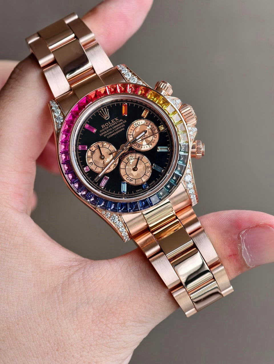 Luxury Multicolor Chronograph Watch