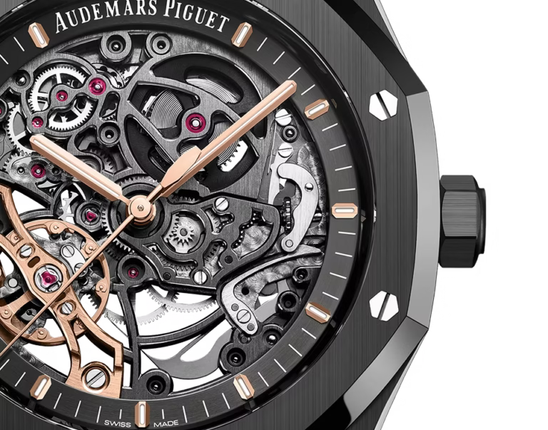 AP – ROYAL OAK DOUBLE BALANCE WHEEL BLACK