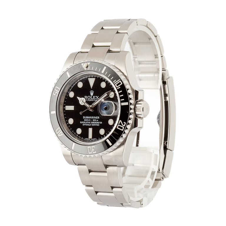 Submariner Ref 116610LN Black Cerachrom Bezel