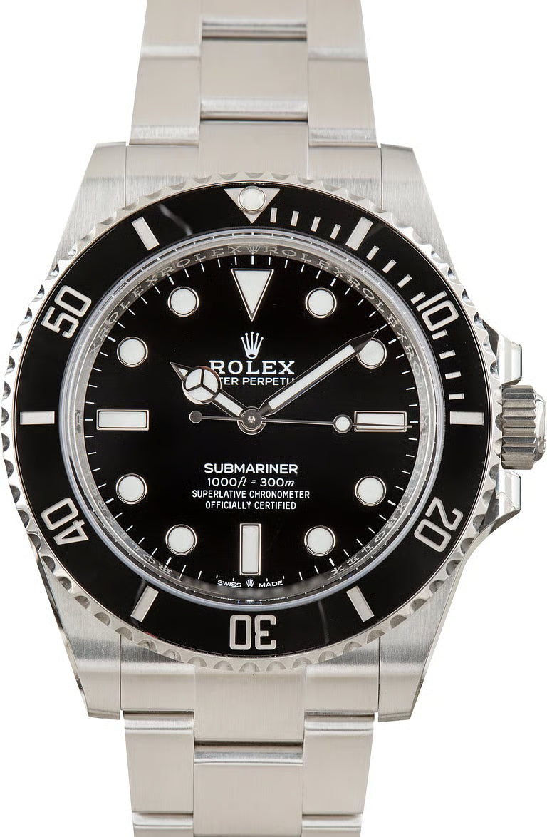 Submariner 124060 Black Cerachrom Bezel