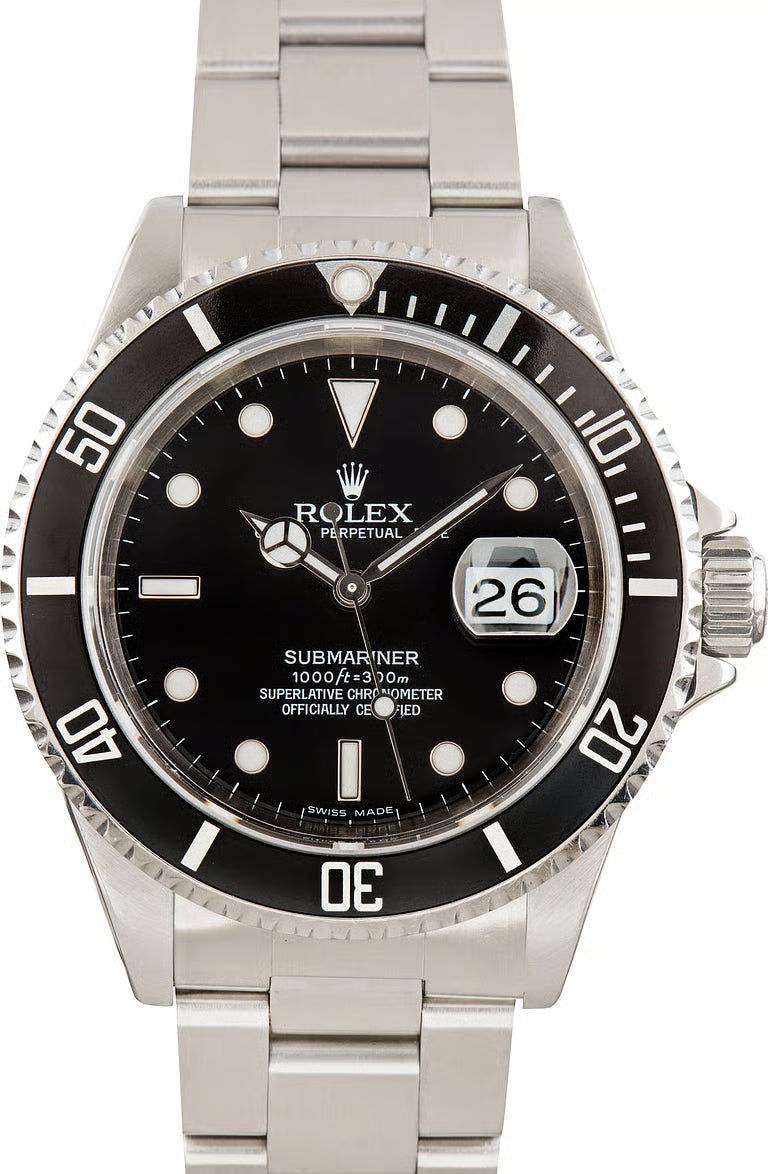 Black Aluminum Bezel Ref 16610